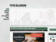 Tablet Screenshot of peterbillingham.com